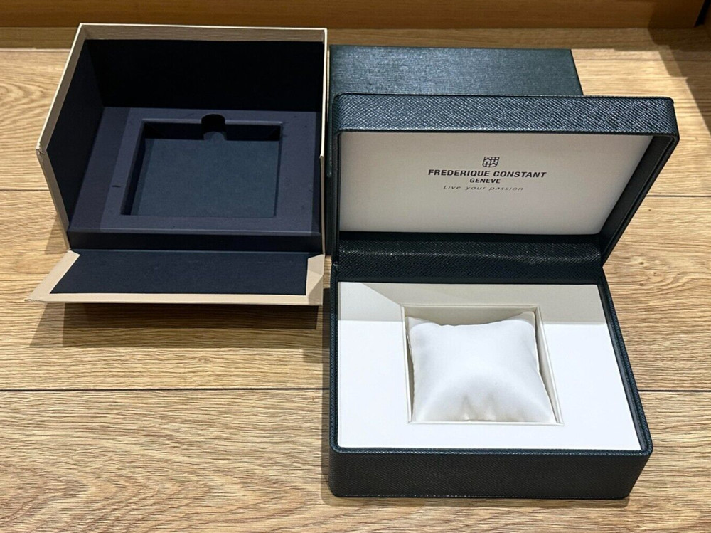 Genuine Original Frederique Constant Swiss Watch Presentation Box Case Complete