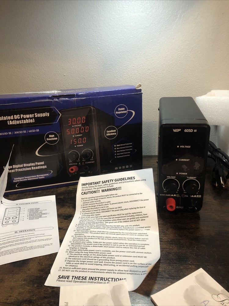 Regulated DC Power supply Adjustable 3010D,3005DIII,605DIII Precision