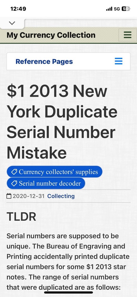 2013 B Duplicate Print ⭐️ STAR NOTE ERROR $1 Serial Number B 06709530* D/C Print