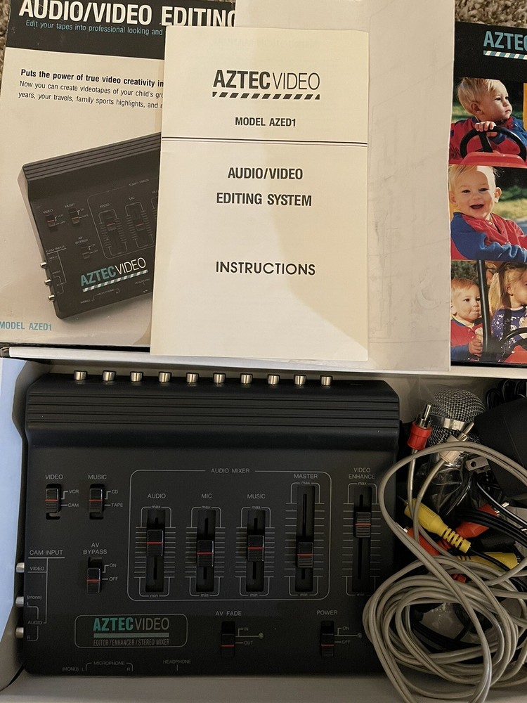 Aztec Video Audio Video Editing System Model AZED1