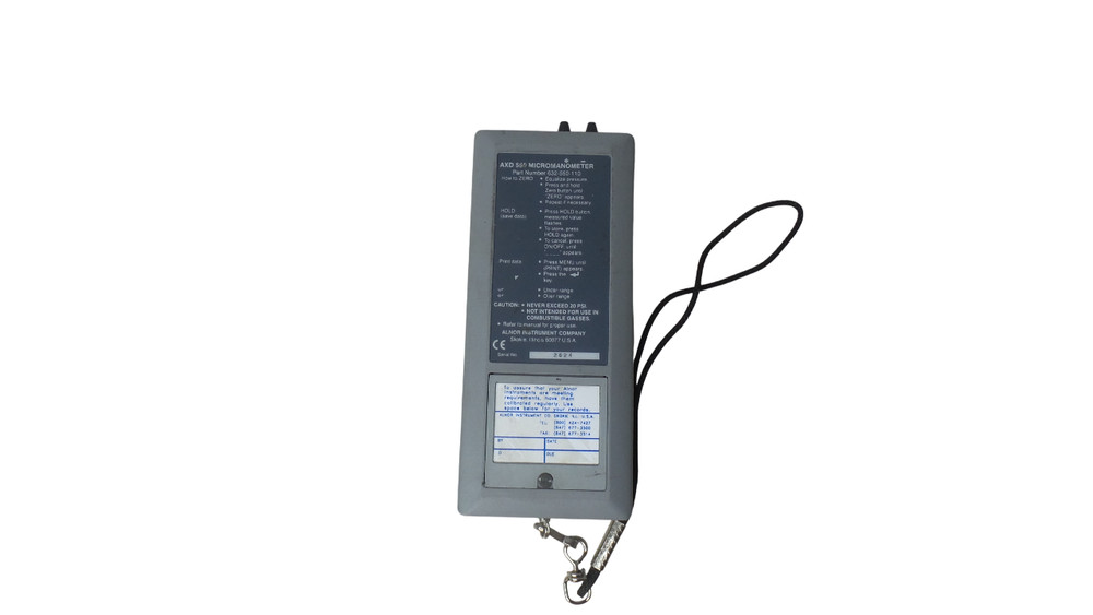 Alnor Micromanometer AXD 550