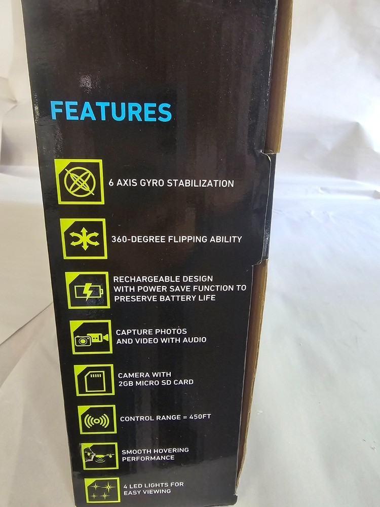 Sharper Image HD Video Streaming Drone w/Remote Control 2.4Ghz Transmitter