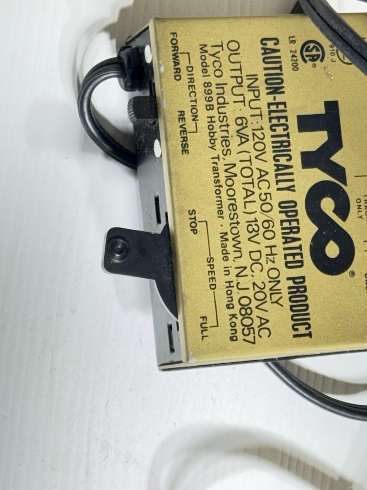 Tyco HO Train Hobby Power Pack Transformer Model 899B