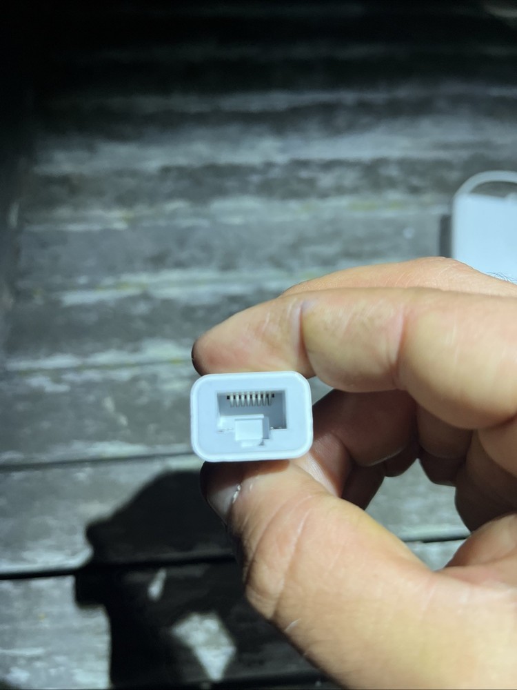 Genuine Apple - A1277 USB Ethernet Adapter for Apple Macbooks
