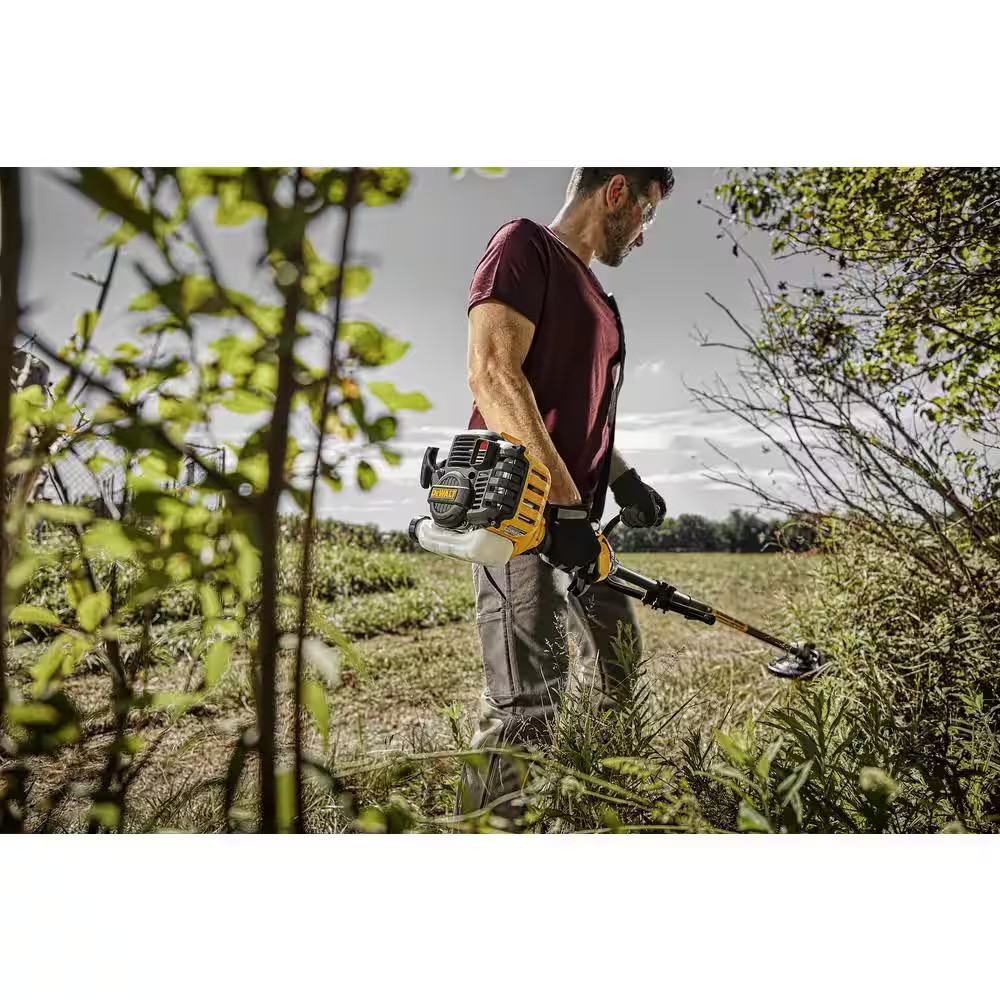 27 Cc 2-Stroke Gas Brushcutter with Attachment Capability