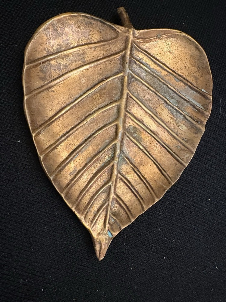 Copper Leaf Trinket Dish. Handy For Your Keys