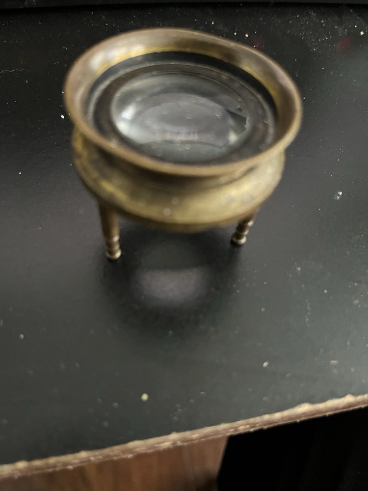 Antique U.S. Engineer Corps Compass And Map Reader Magnifier