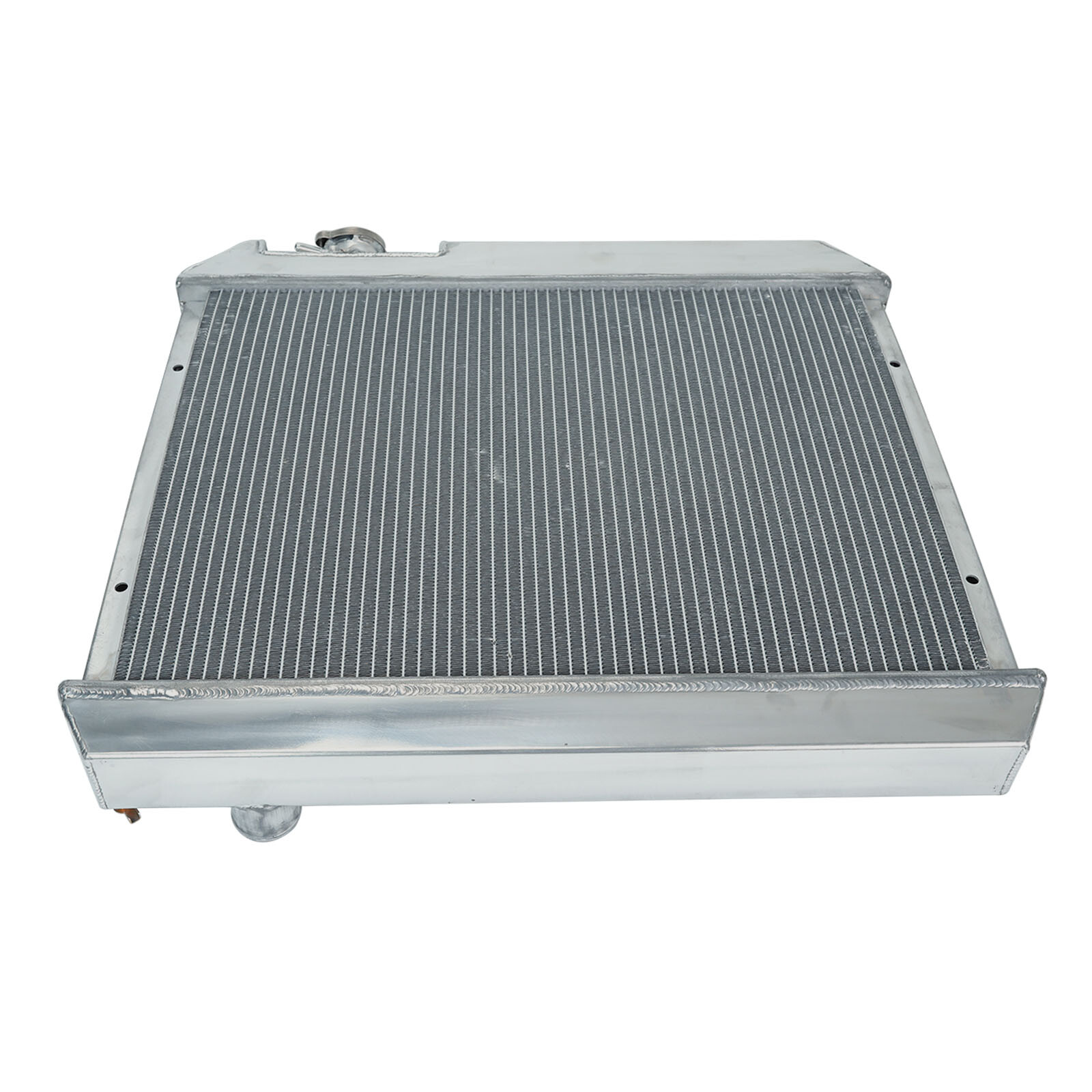 3-Row Radiator +Shroud Fan Relay Kit For 1963-66 Chevy C/K C10/C20/C30 Pickup V8