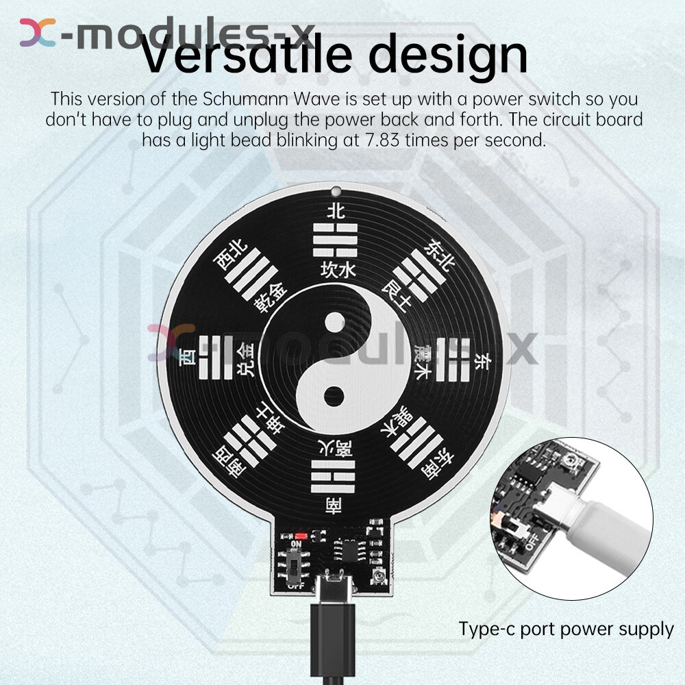 7.83Hz Schumann Wave Generator Ultra-Low Frequency Pulse Wave Generator Type-C