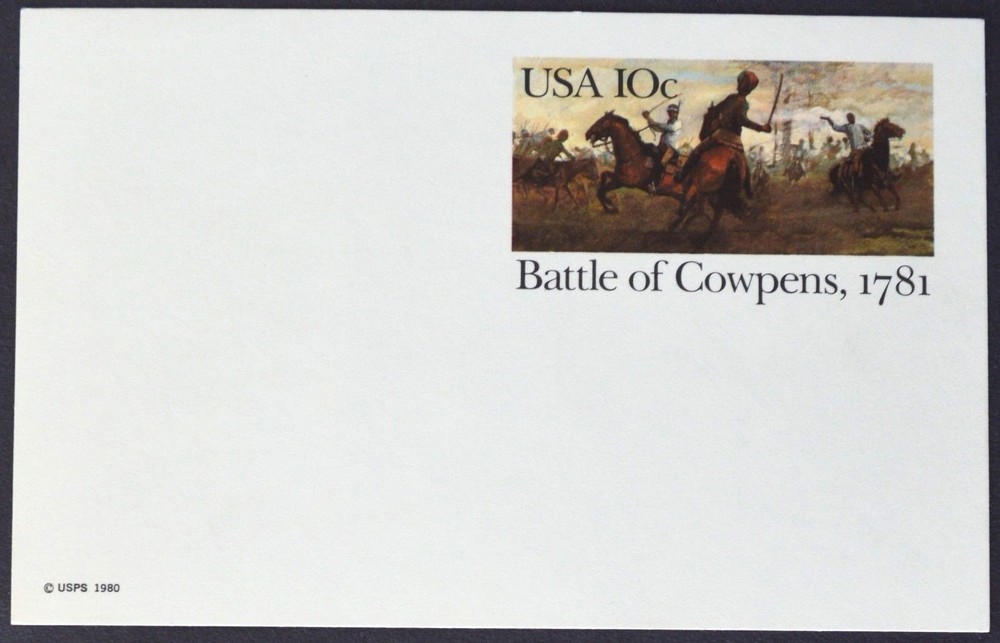 1981 US Sc. #UX87 postal card, 10 cent, mint, sharp corners, excellent condition