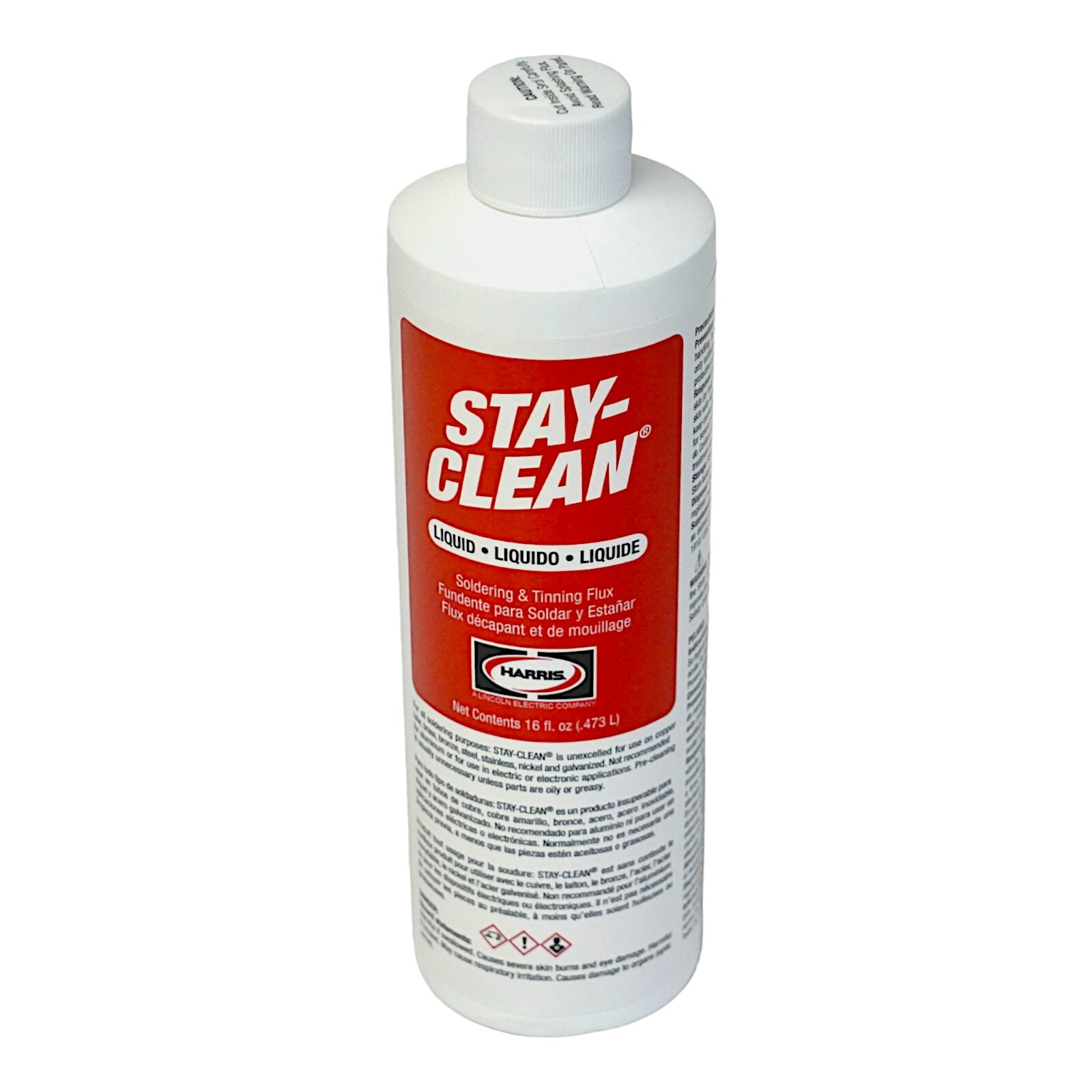 Harris SCLF16 Stay-Clean General Purpose Liquid Flux 16 oz 40003