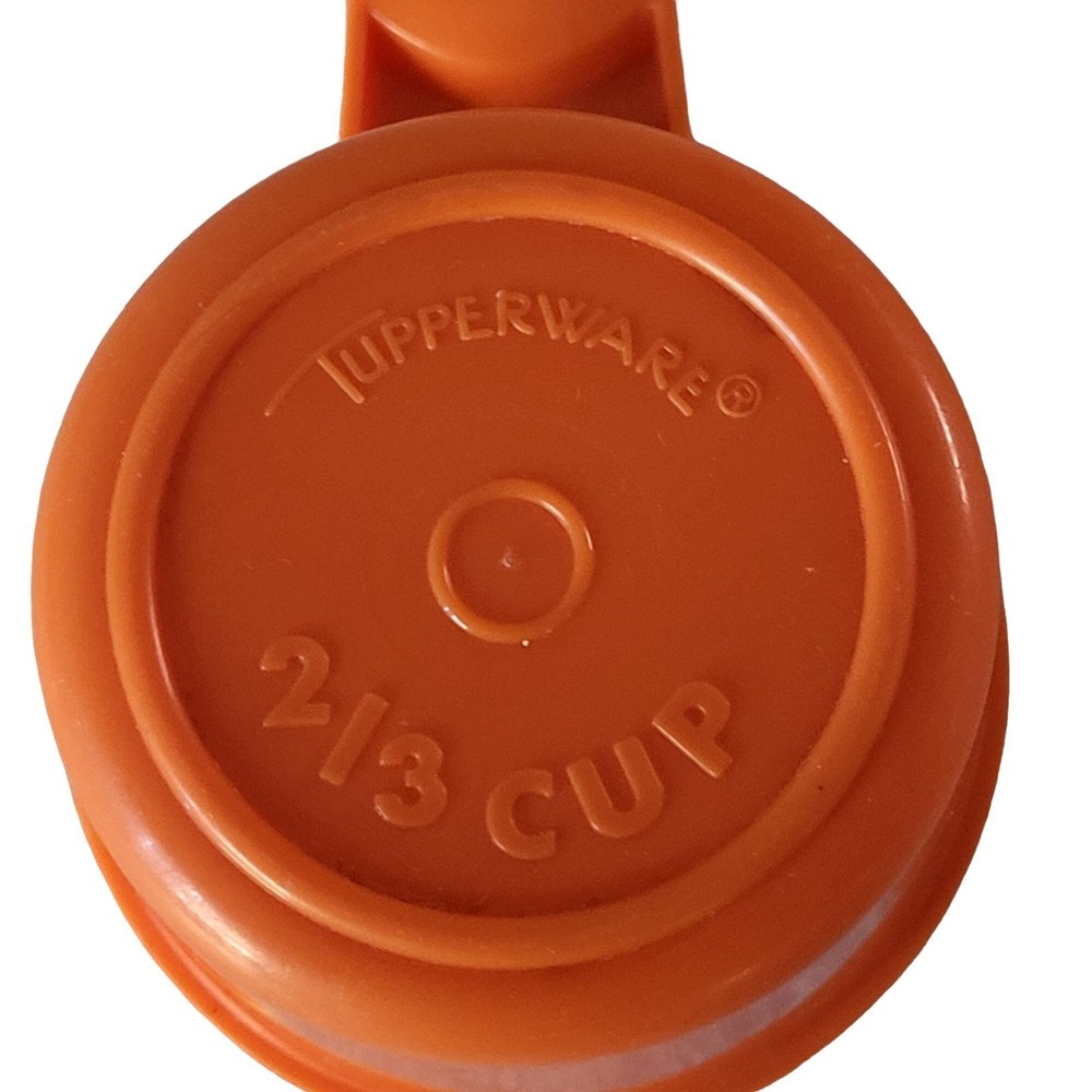 Vintage Tupperware Replacement Measuring Cup Orange 2/3 C 763-2