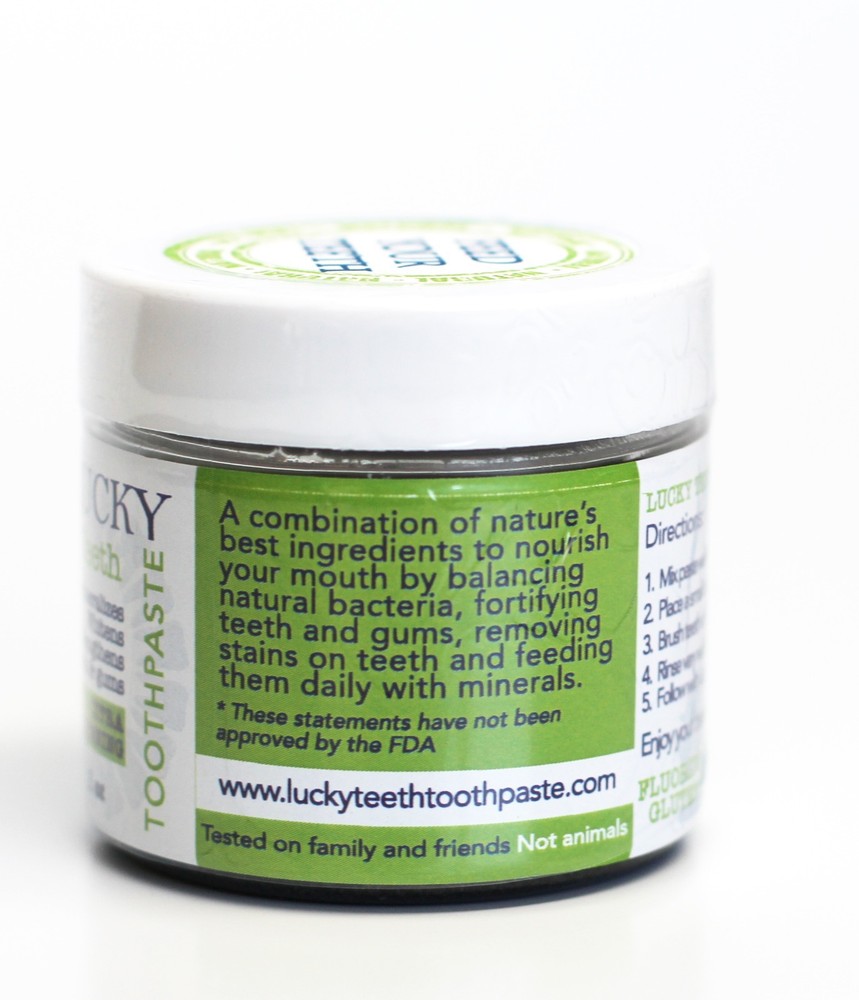 Lucky Teeth Organic Complete PACK, MouthWash + Charcoal Toothpaste.