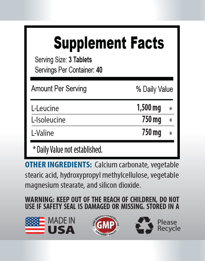 fat burn cleanse - BCAA 3000MG - leucine bcaa 2B