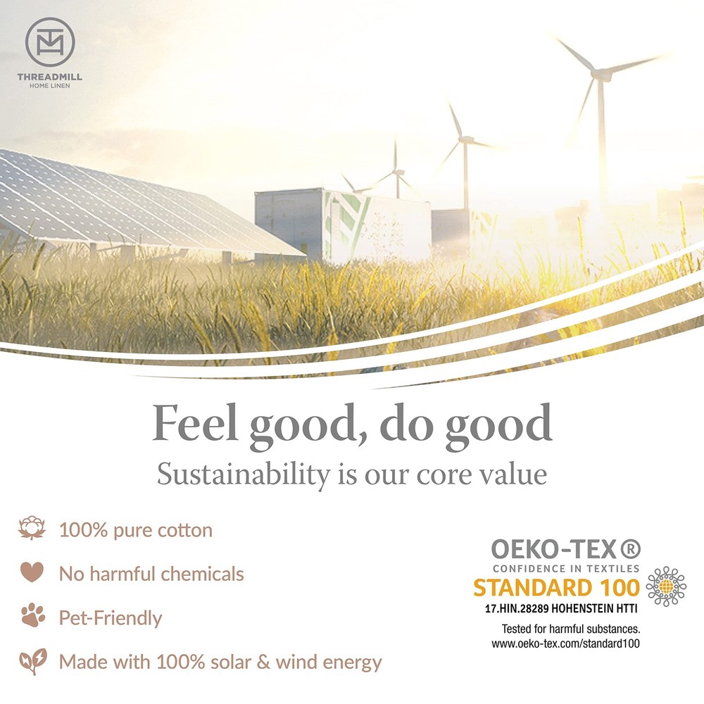 - Twin Sheets Sets Soft 100% Cotton Cooling Sheets Deep Pocket Snug Fit Elast...