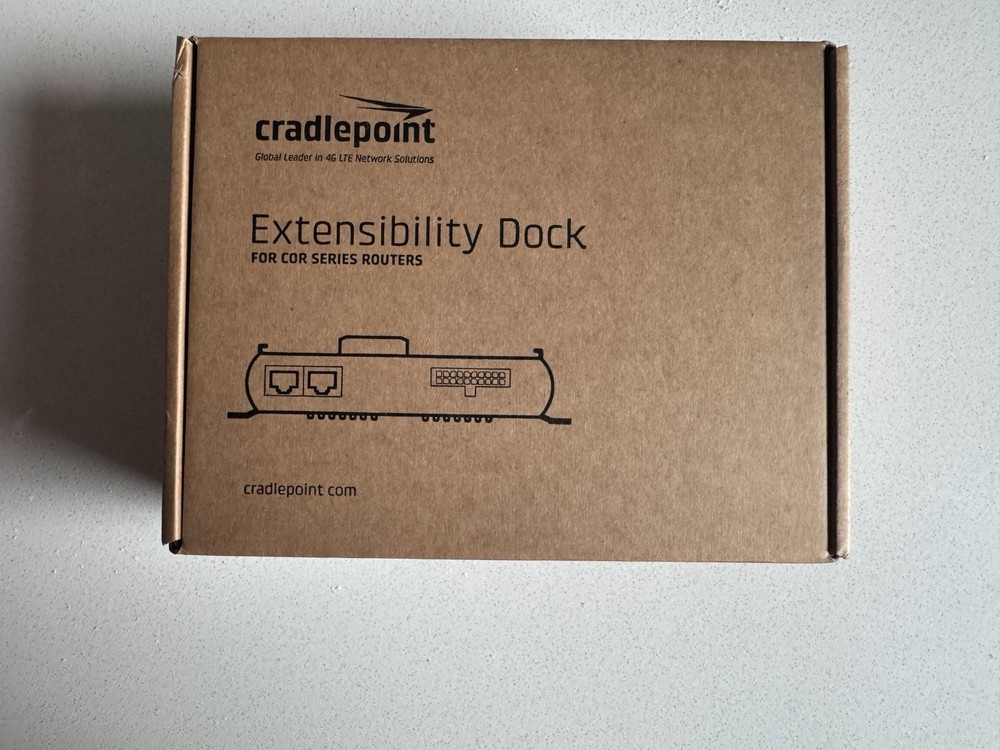 Cradle Point Extensibility Dock FOR COR SERIES ROUTERS NEW