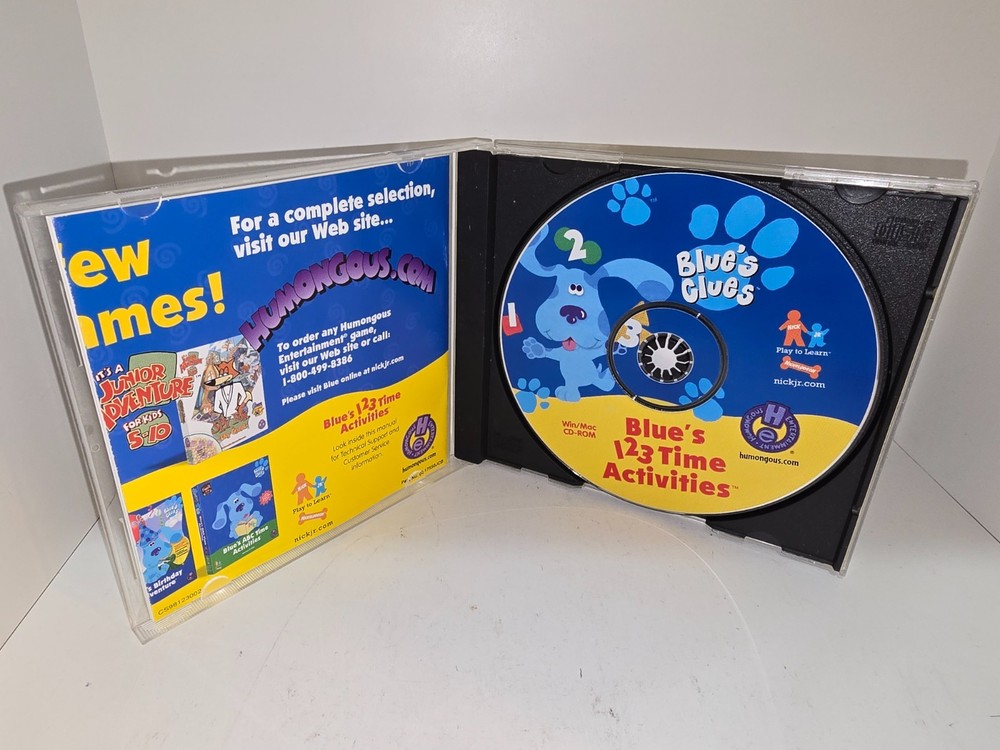 Blue's Clues 123 activities & ABC Time activities Software