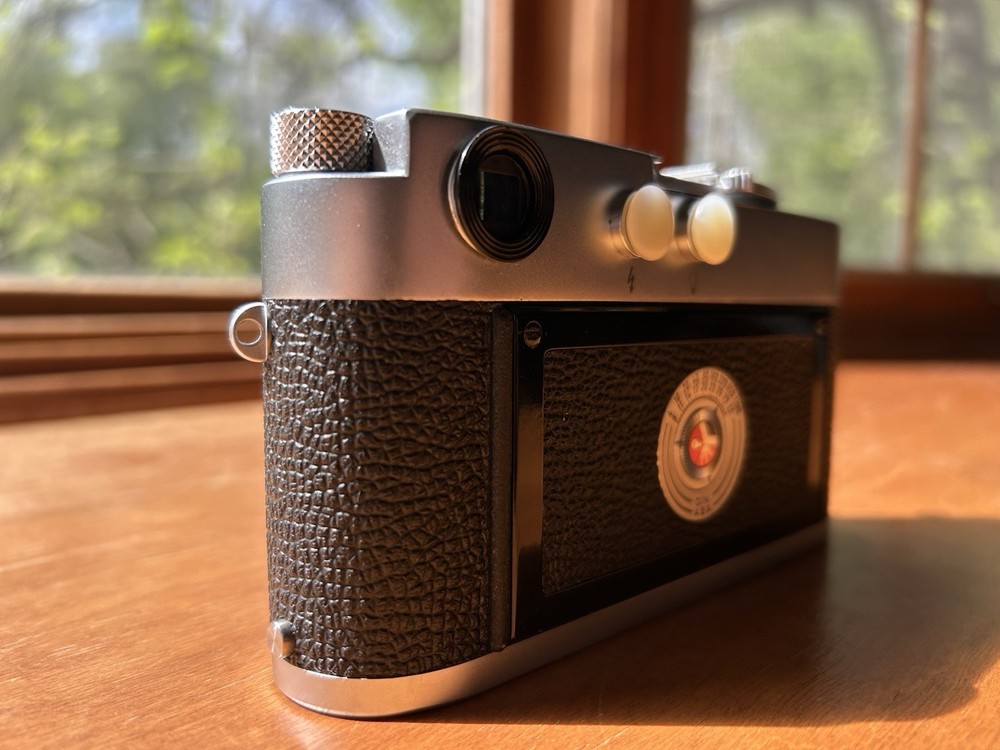 Leica M2 1958 Rangefinder Camera Body Silver Button Rewind with Self Timer