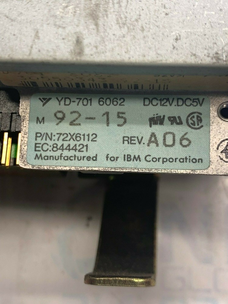IBM 65F6747 FLOPPY DISK DRIVE P/N 72X6112