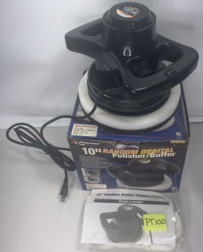 Performance Tool W50054 10 Inch Random Orbital Buffer PT100