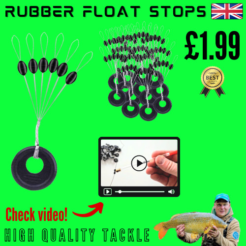 LARGE Float Stops Stoppers Rubber - FISHING FLOAT STOPPERS