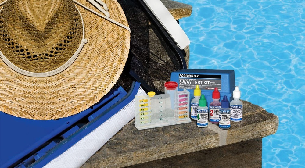 Poolmaster 22270 5-Way Pool/Spa Water Test Kit w/ Case