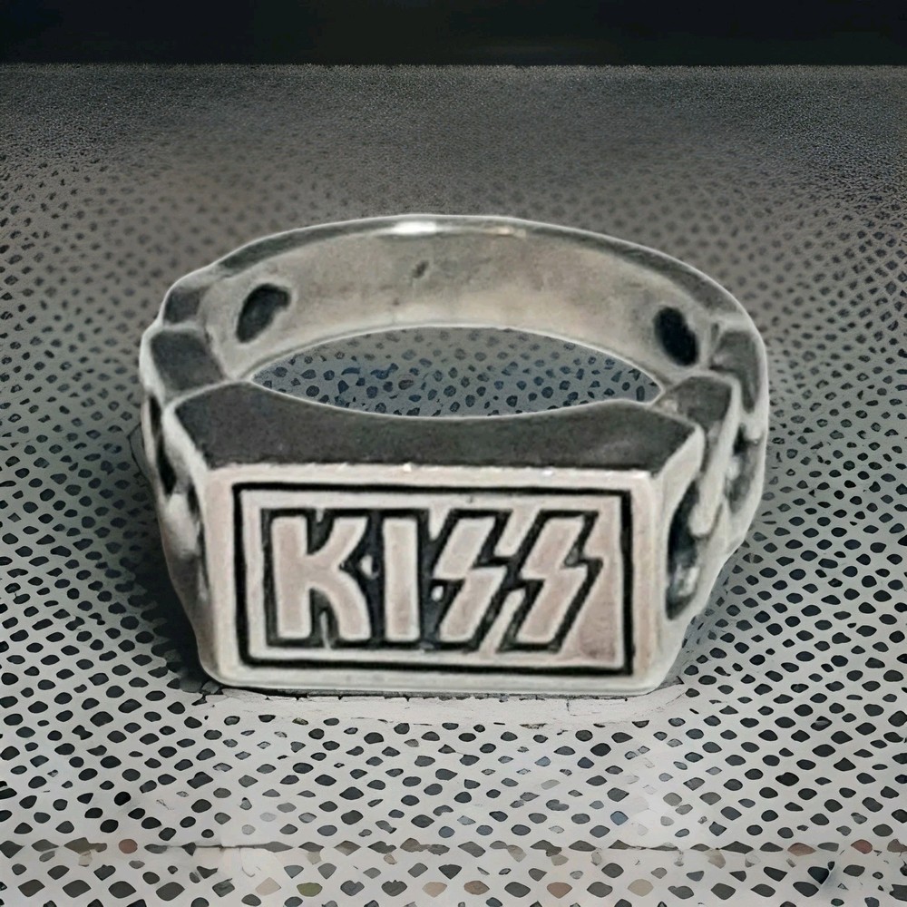 KISS Logo Ring Sterling Silver