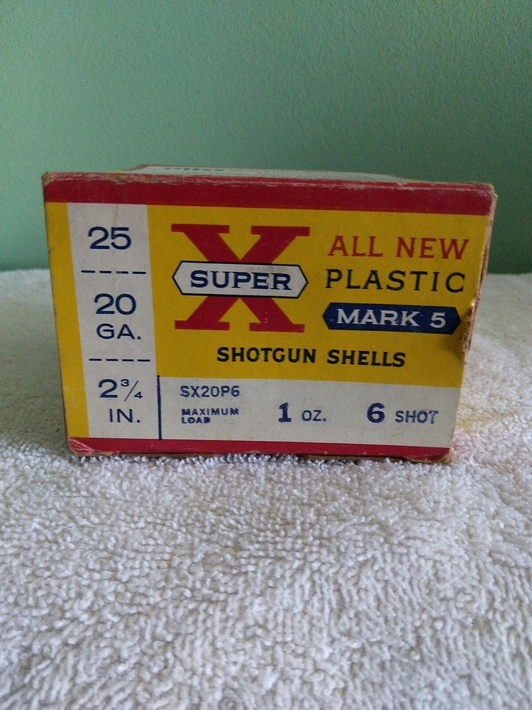 Western Super X Mark 5 Shotgun Shells Box Only