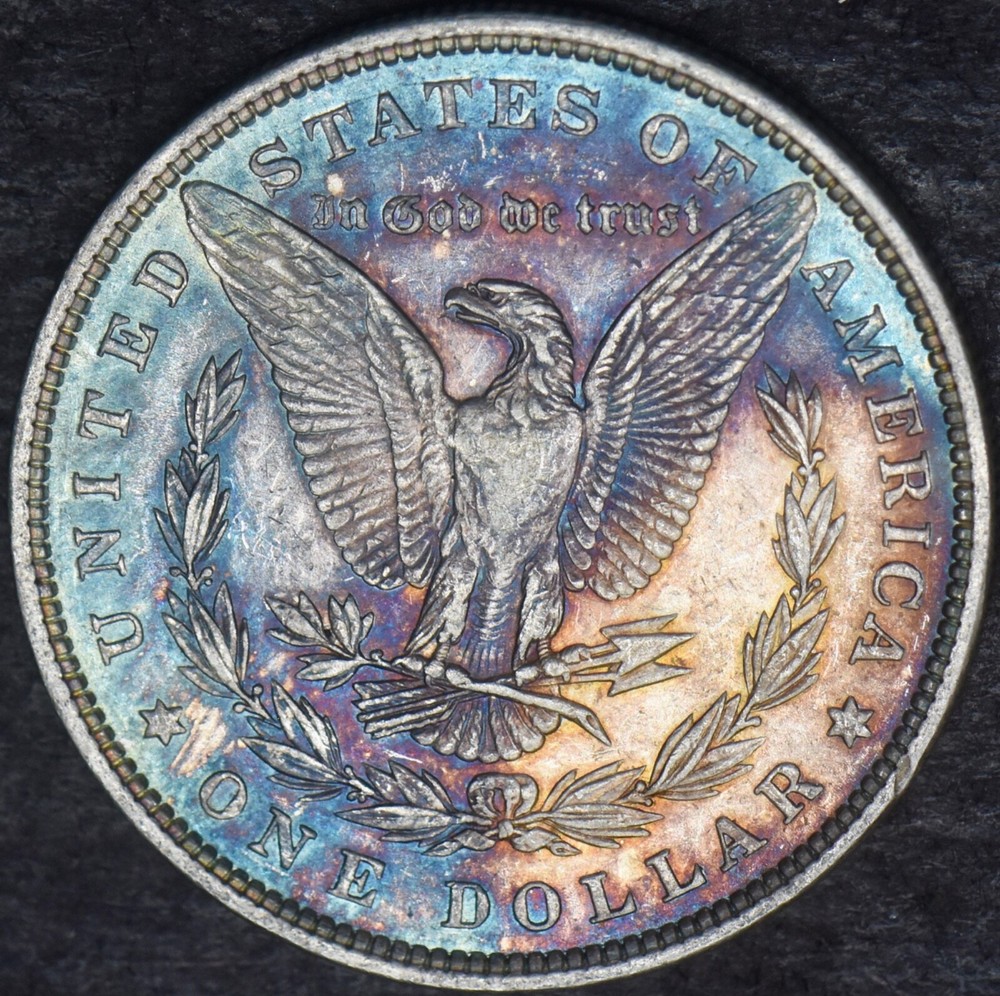 1880 Morgan Silver Dollar Toned - ✪COINGIANTS✪