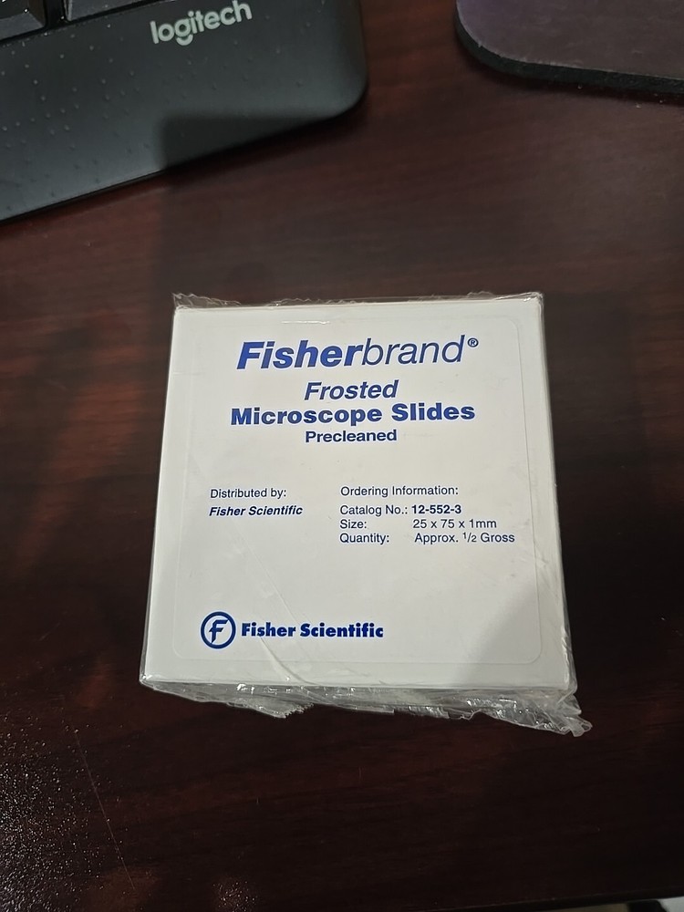 Frosted Microscope Slides, Precleaned