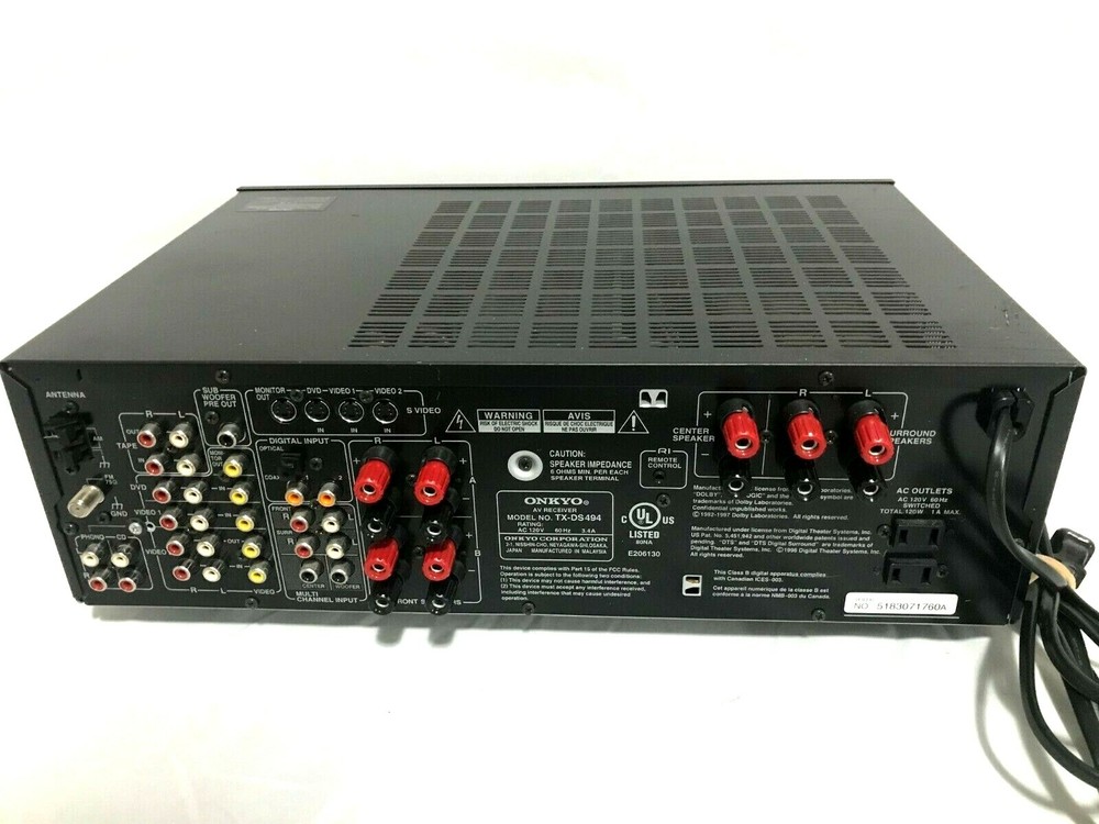 ONKYO TX-DS494 AV Receiver