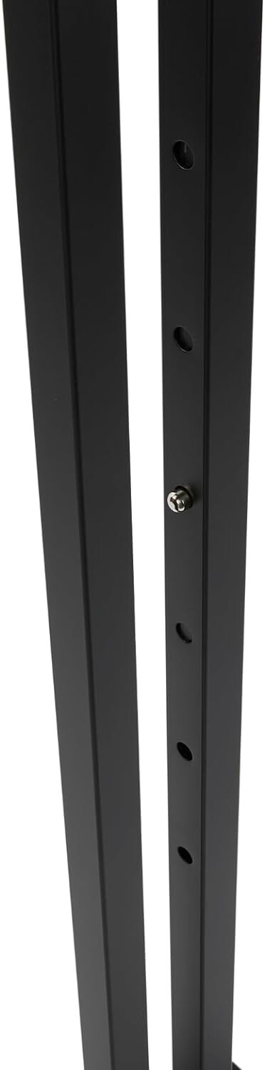 Clothing Rack Two 2 Way Slant Arms Clothes Black Adjustable Height 72" Retail