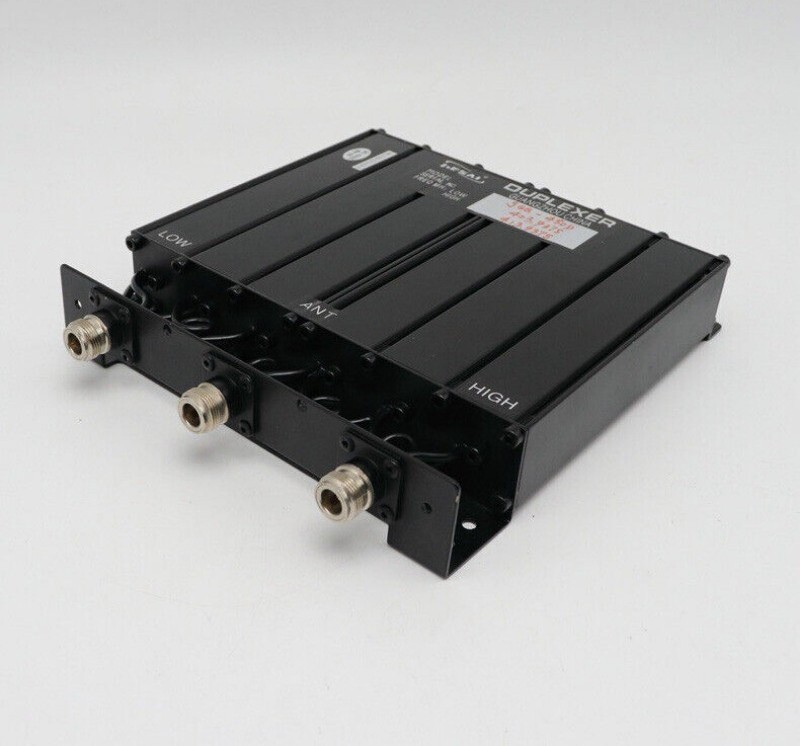 50W UHF 440-490MHz 6 Cavity Duplexer N-Type; Ships Tuned in 24-48 Hours