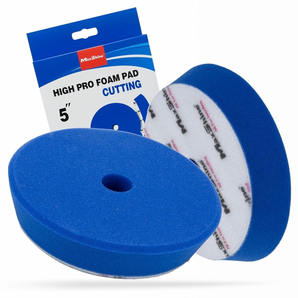 Maxshine 5” Universal High Pro Cutting Foam Pad – Compatible with DA & 5"