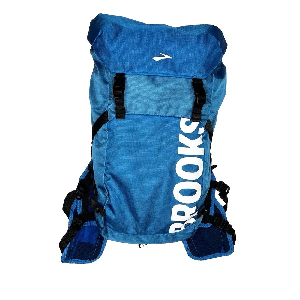 Brooks Unisex Stride Pack Blue Backpack with Adjustable Straps