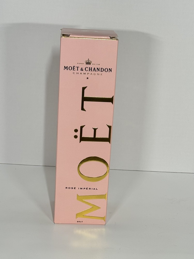 Moet & Chandon Rose Champagne Box ~ EMPTY ~ Pink Box 750 ML