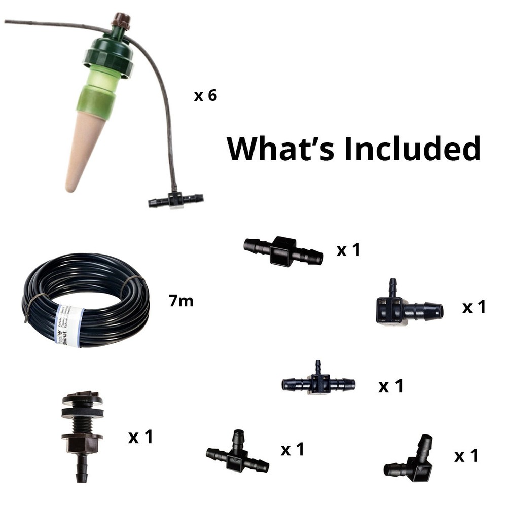 Blumat Self Watering Box Kit - Automatic Drip Irrigation System (6 Tropf Pack)