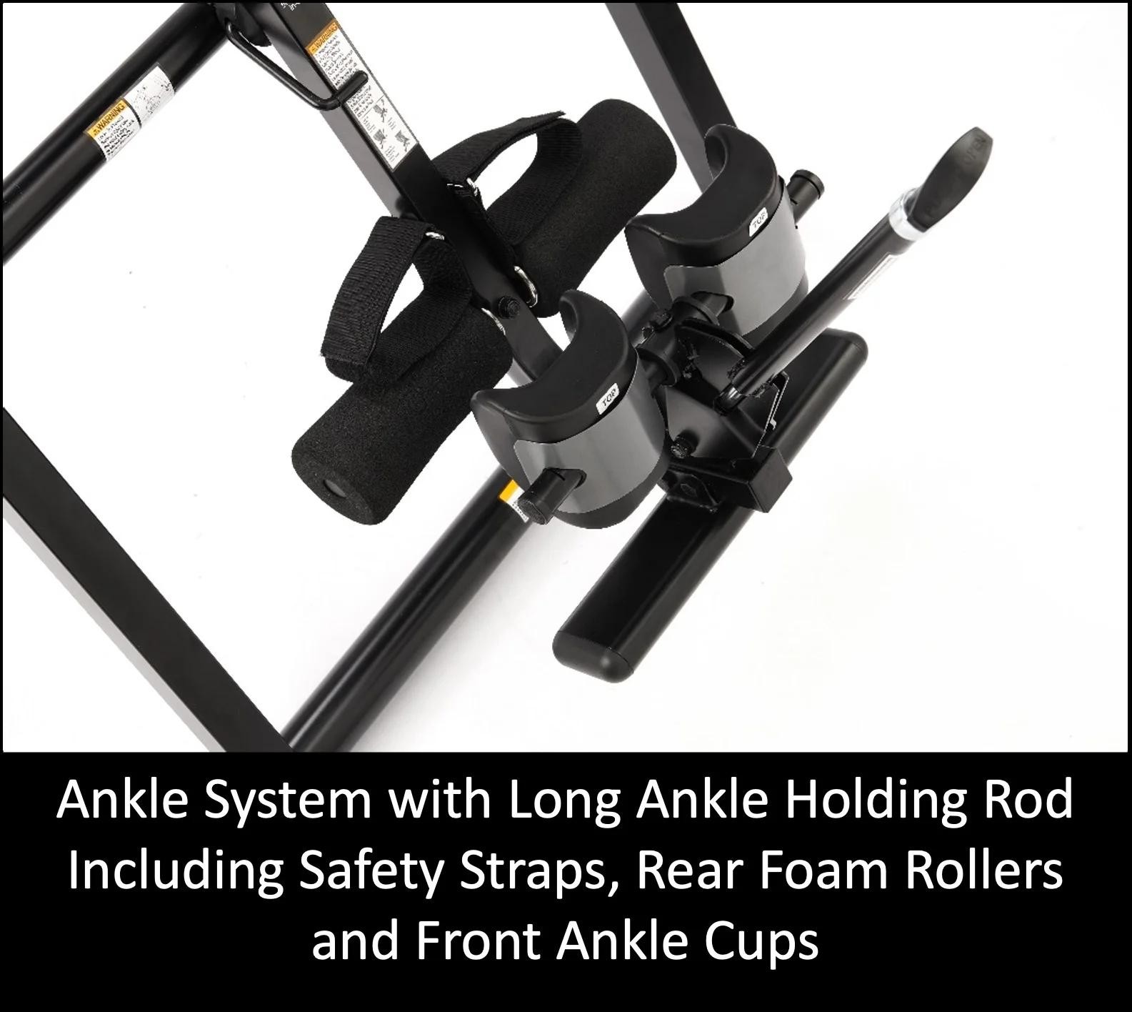 Inversion Table For Back Pain Relief W/ Adjustable Angles & Lumbar Pad Foldable