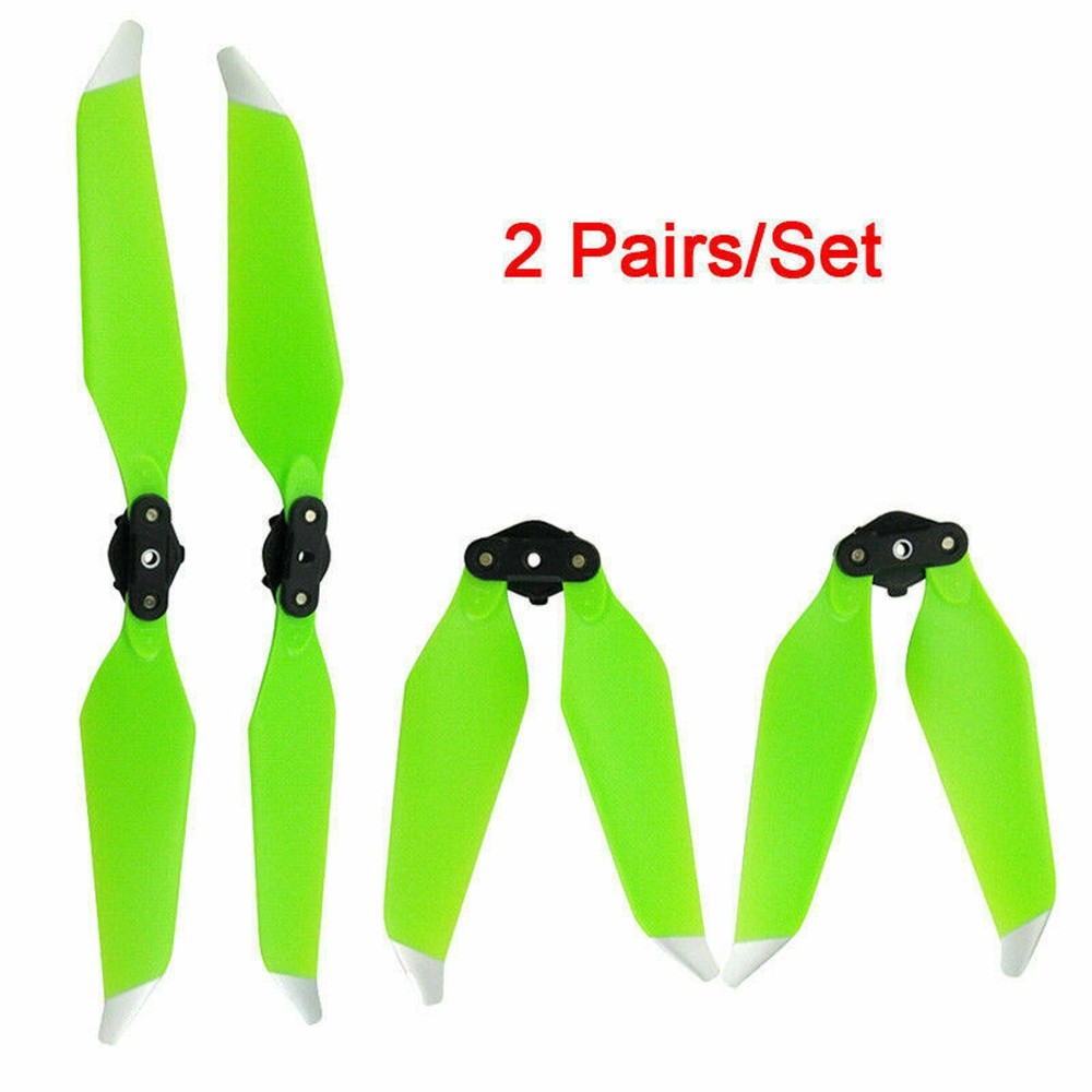 2Pair Green Quick-Release Green Propellers 8331F For DJI Mavic PRO Platinum
