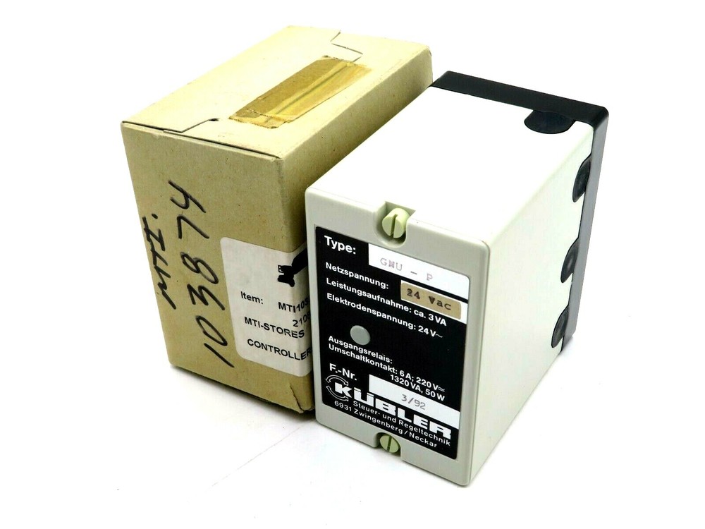 NEW KUBLER GNU-P CONTROL MODULE 24VAC GNUP
