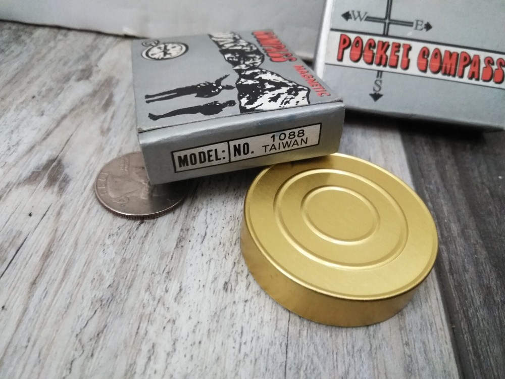 Retro style Compass For Marine, camping (2pk bundle)