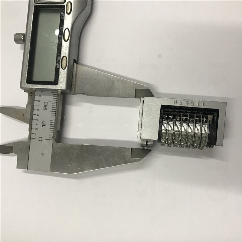 Backward 4x8 7 Digits Numbering Machine for Windmill Letterpress Gothic Type