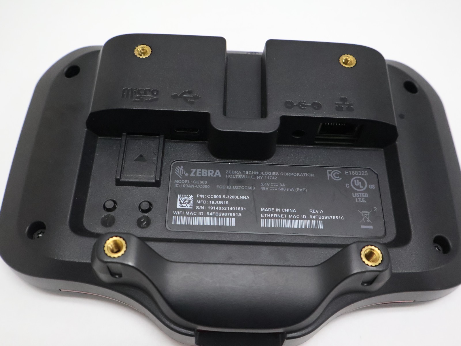 Zebra CC600 5-inch Customer Concierge Kiosk WiFi PoE Price Checker READ! Cloudy