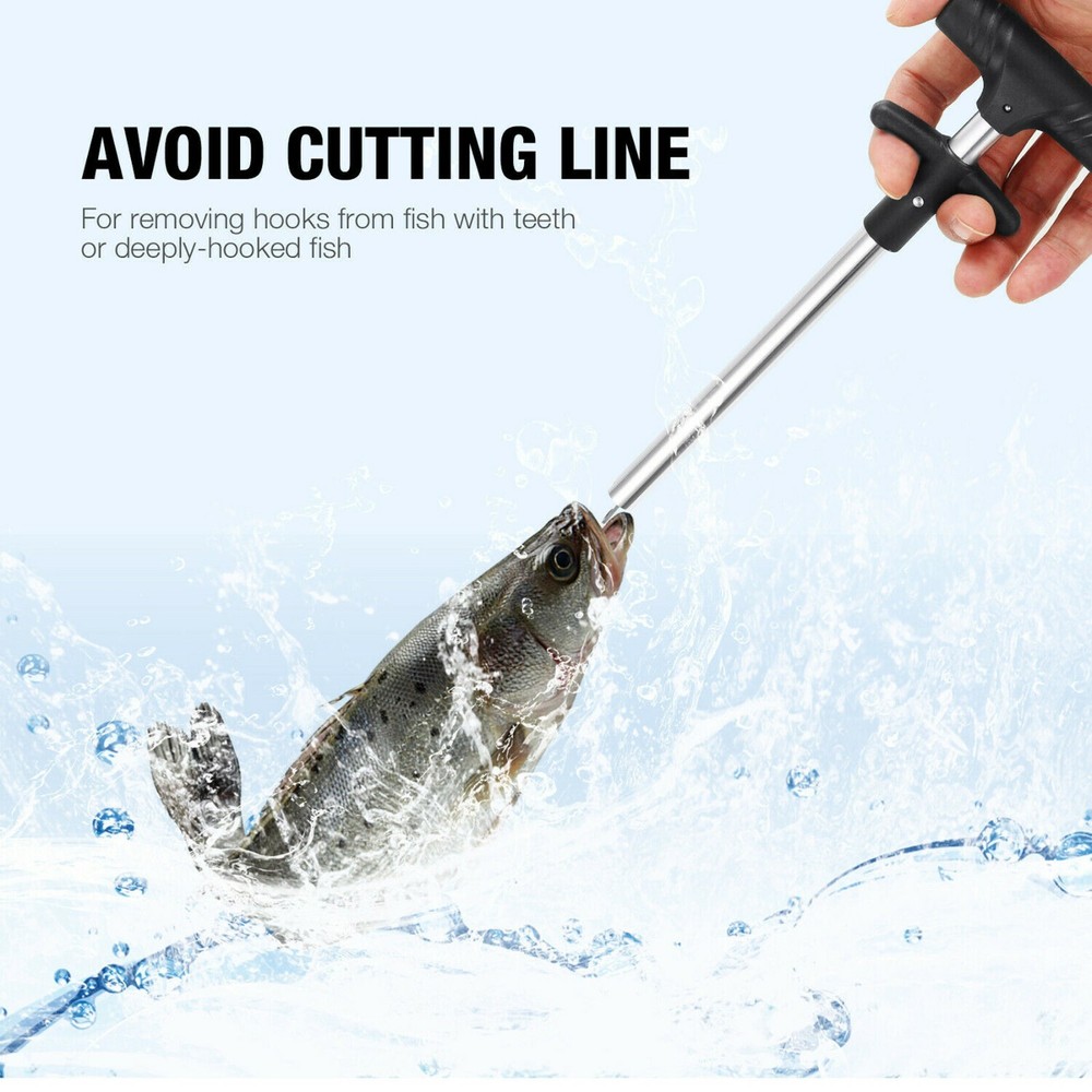 Pro Fish Hook Remover Puller Detacher Handle Extractor Fishing Tackle Easy Tool