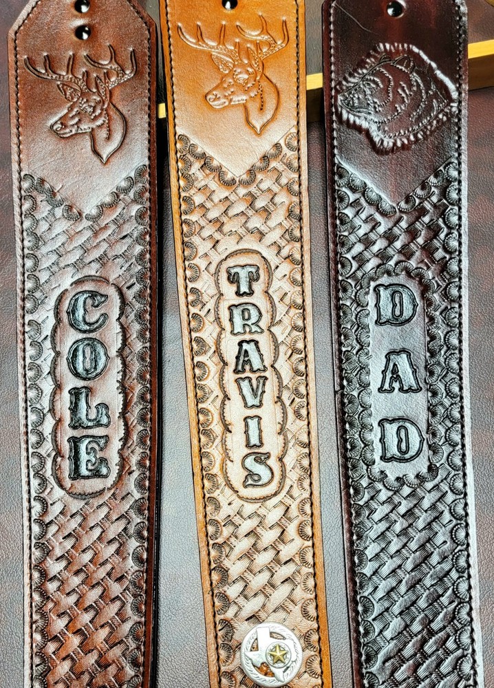 CUSTOM LEATHER RIFLE/ SHOTGUN SLINGS