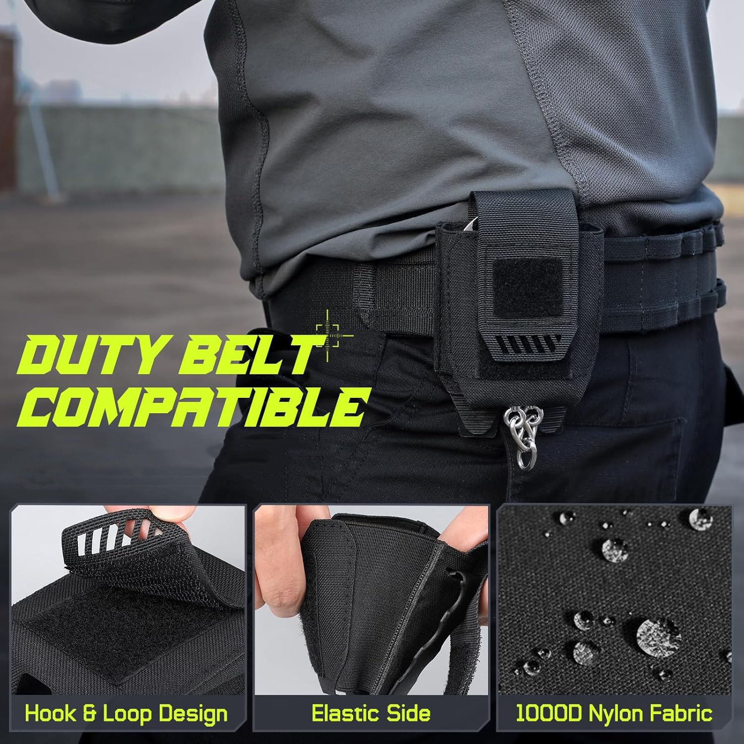 Molle Handcuff Pouch Handcuff Case for Duty Belt Open Top Hand Cuff Case Holster