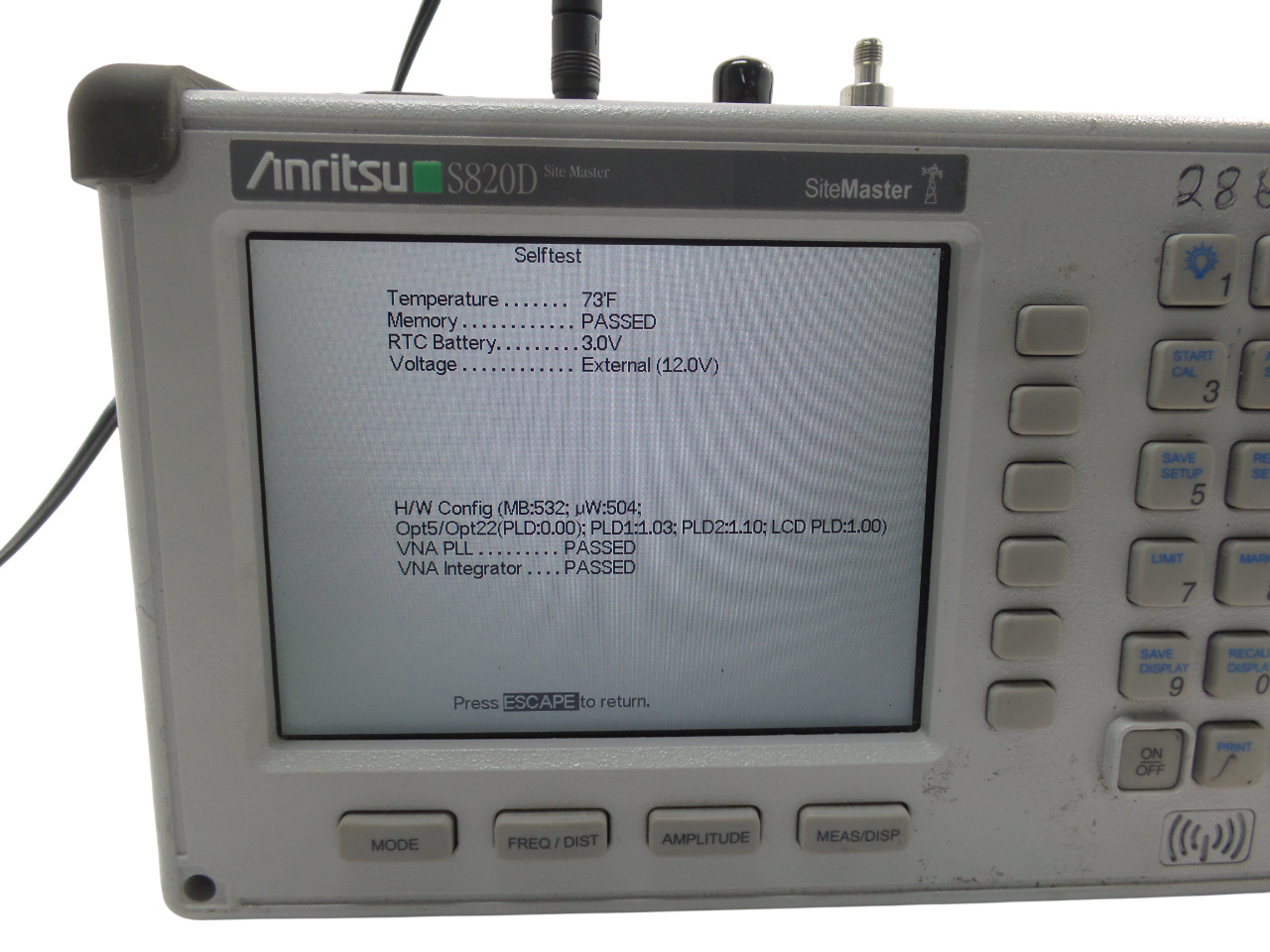 Anritsu S820D Site Master - Free Shipping