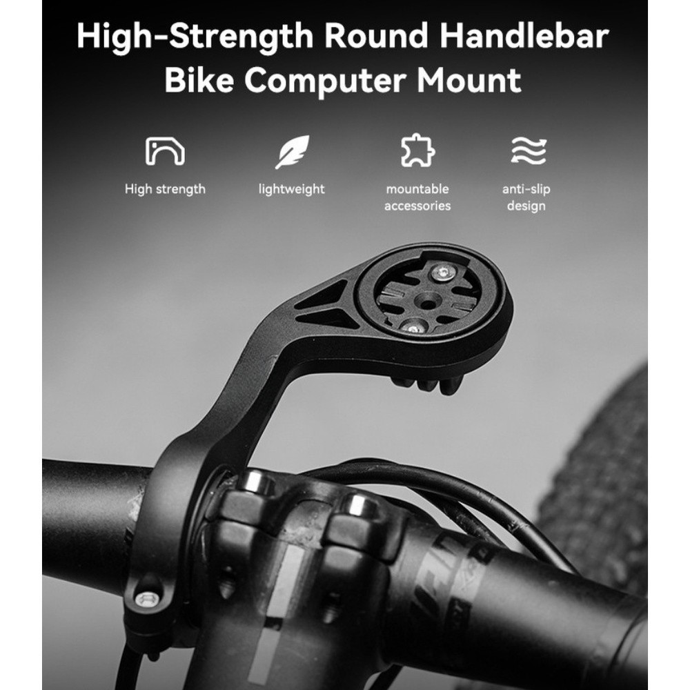 Bike Light and Computer Mount Bracket for 31.8mm Handlebars Nylon Plastic