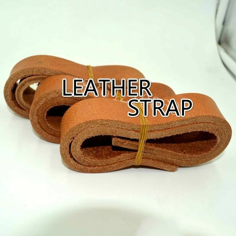 First Layer Cowhide Leather Flat Cord Genuine Real DIY Strap Rope string