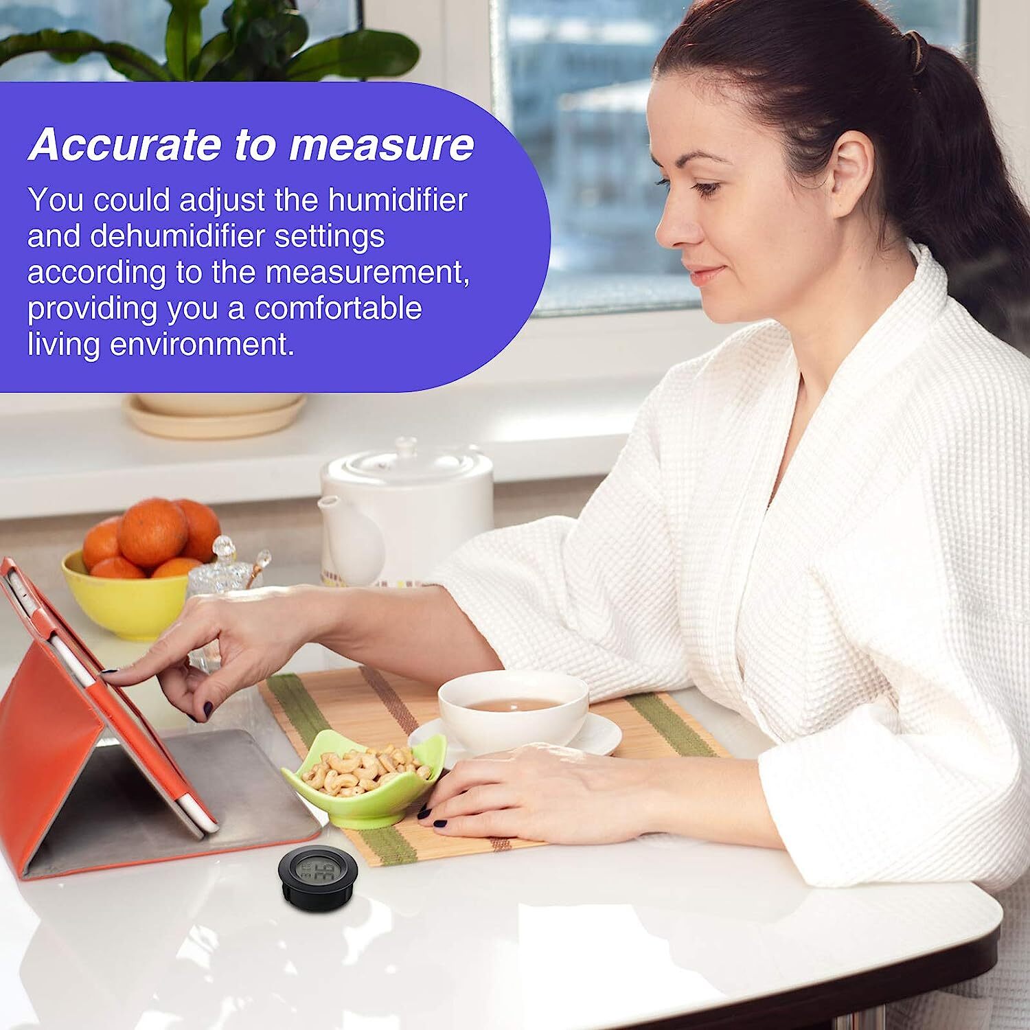 Mini LCD Digital Thermometer Hygrometer Humidity Temperature Meter Indoor Tester